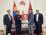 Đoàn công tác tỉnh Bình Dương thăm Đại sứ quán Việt Nam tại Mông Cổ