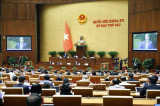 Ngày 27-11, Quốc hội biểu quyết thông qua 3 dự án luật quan trọng