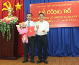 Ông Phạm Văn Dụ được bổ nhiệm giám đốc kho bạc Nhà nước huyện Bàu Bàng