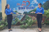 Positive promotion of Binh Duong's land and people in a playground