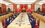 International media highlight talks between top Vietnamese, Chinese leaders