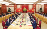 Truyền thông quốc tế đưa tin về cuộc hội đàm giữa Tổng Bí thư Nguyễn Phú Trọng và Tổng Bí thư, Chủ tịch Trung Quốc Tập Cận Bình