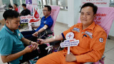 Hơn 200 cán bộ, công nhân viên Công ty Điện lực Bình Dương tham gia hiến máu  “Tuần lễ hồng EVN”