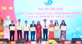 Doctor Huynh Minh Chin elected as Chairman of provincial Young Physicians Association for 2023-2028 term