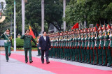 Thủ tướng Phạm Minh Chính thăm Học viện Quốc phòng
