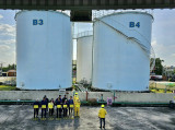 Diễn tập sự cố tràn dầu tại Kho cảng Bình Thắng