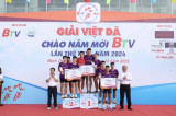 Giải Việt dã chào năm mới BTV lần thứ 25 năm 2024: Bình Dương giành ngôi nhất đồng đội nam