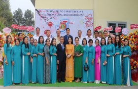 Trường Trung cấp Kỹ thuật và Nghiệp vụ Công đoàn Bình Dương kỷ niệm 15 năm thành lập