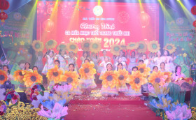 Hấp dẫn chương trình ca múa nhạc thời trang thiếu nhi “chào xuân 2024”