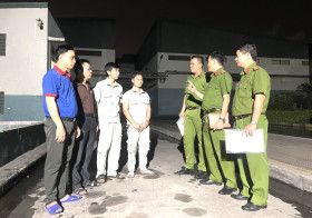 Simultaneously inspecting fire prevention and fighting in IPs