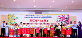 Get-together for religious dignitaries and prestigious people among ethnic minorities on Tet