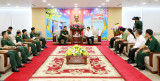 Delegation of Military Region 7 High Command extends Tet greetings to provincial leadership