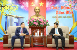 Lãnh đạo tỉnh tiếp Đoàn trưởng Cơ quan đại diện Việt Nam ở nước ngoài