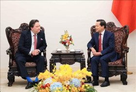 越南政府副总理黎明慨会见美国驻越大使马克·纳珀
