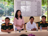 Hội Liên hiệp Phụ nữ tỉnh Bình Dương thăm, tặng quà Bộ đội biên phòng tỉnh Bình Phước
