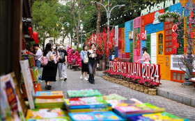 Nhiều hoạt động ý nghĩa tại Phố Sách Xuân Giáp Thìn