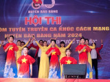 Sôi nổi hội thi các nhóm tuyên truyền ca khúc cách mạng huyện Bàu Bàng năm 2024
