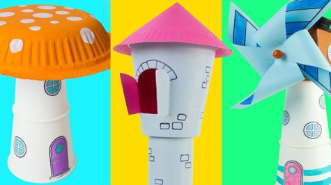 3 đồ chơi giúp tăng khả năng sáng tạo cho trẻ từ cốc giấy