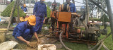 Khoan khảo sát địa chất công trình xây dựng hầm chui tại nút giao ngã năm Phước Kiến (TP.Thủ Dầu Một)