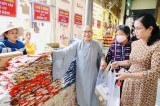 Huyện Dầu Tiếng: “Chợ xuân 0 đồng” mang yêu thương đến người dân khó khăn