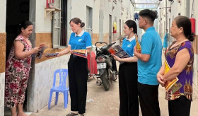 North Tan Uyen District Women's Union innovates ways to propagate traffic safety