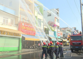 Exercise plan for fire fighting in residential areas