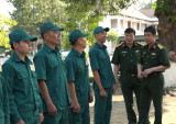 Tỉnh đội Bắc Giang tham quan, học tập mô hình dân quân tự vệ tại Bình Dương