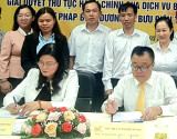 Sở Tư pháp - Bưu điện tỉnh Bình Dương ký kết thỏa thuận hợp tác