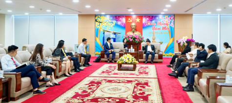 Binh Duong provincial leaders receive Mercuria Vietnam and Bcons delegation