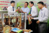 Center for vocational training and farmer support services organizes trade promotion fairs, promoting and consuming agricultural products