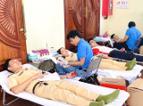 Ban Thanh niên Công an tỉnh phối hợp tổ chức hiến máu tình nguyện
