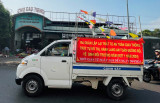 Huyện Dầu Tiếng: Ra quân lập lại trật tự an toàn giao thông, đô thị