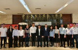 平阳省代表团赴中国敏华集团参观并出席工作会议