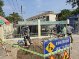 Hệ thống thoát nước đường Nguyễn Văn Tiết, TP.Thuận An: Nỗ lực hoàn thành đúng kế hoạch