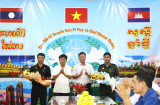 Học viên Lào, Campuchia vui đón Tết Bunpimay và Chol Chnam Thmay ở Bình Dương