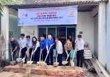 Thành đoàn Tân Uyên: Khởi công sửa chữa nhà cho gia đình chính sách