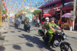 Công an phường Lái Thiêu: Tăng cường tuần tra vũ trang, bảo đảm an ninh trật tự