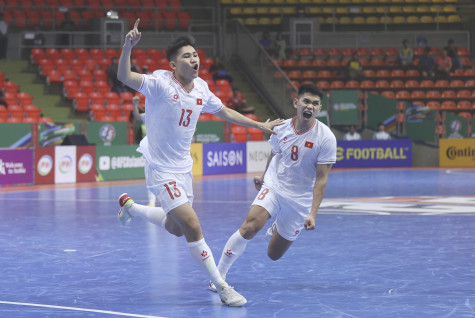 Đội tuyển Futsal Việt Nam đánh bại Trung Quốc 1-0