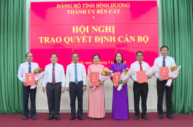 Ben Cat city’s Party Committee announces personel appointment decisions