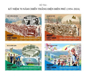 Special stamp set marks 70th anniversary of Dien Bien Phu Victory
