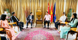 Lãnh đạo tỉnh thăm, làm việc với Đại sứ quán Việt Nam tại Singapore
