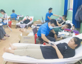 Nhiều giảng viên, sinh viên Trường Đại học Bình Dương hiến máu tình nguyện