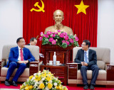 Provincial leaders receive the Consul General of Cambodia in Ho Chi Minh City