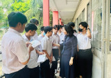 First day of senior high entrance examination - safe and discipline