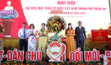 阮氏红云担任2024-2029年任期第十二次越南祖国阵线顺安市委员会主席