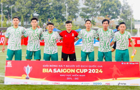 Giải bóng đá 7 người vô địch quốc gia 2024: Đại diện Bình Dương nối dài mạch bất bại