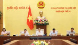 越南国会常委会第三十四次会议闭幕：将把11项法案和决议提交国会第七次会议第二阶段审议通过