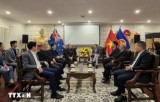 Front delegation visits Vietnamese embassy in Australia
