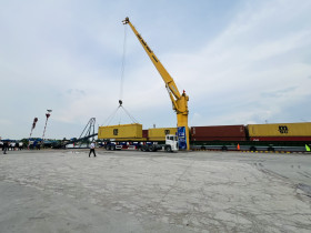 Modern aspect of Thanh Phuoc Port