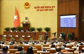 越南第十五届国会第七次会议：国会通过《公路交通安全法》